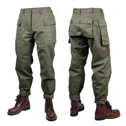 Pantalones de paracaidista de la Segunda Guerra Mundial (EE. UU.) p44, uniforme de paracaidista, recreaciones de guerra (sin zapatos)