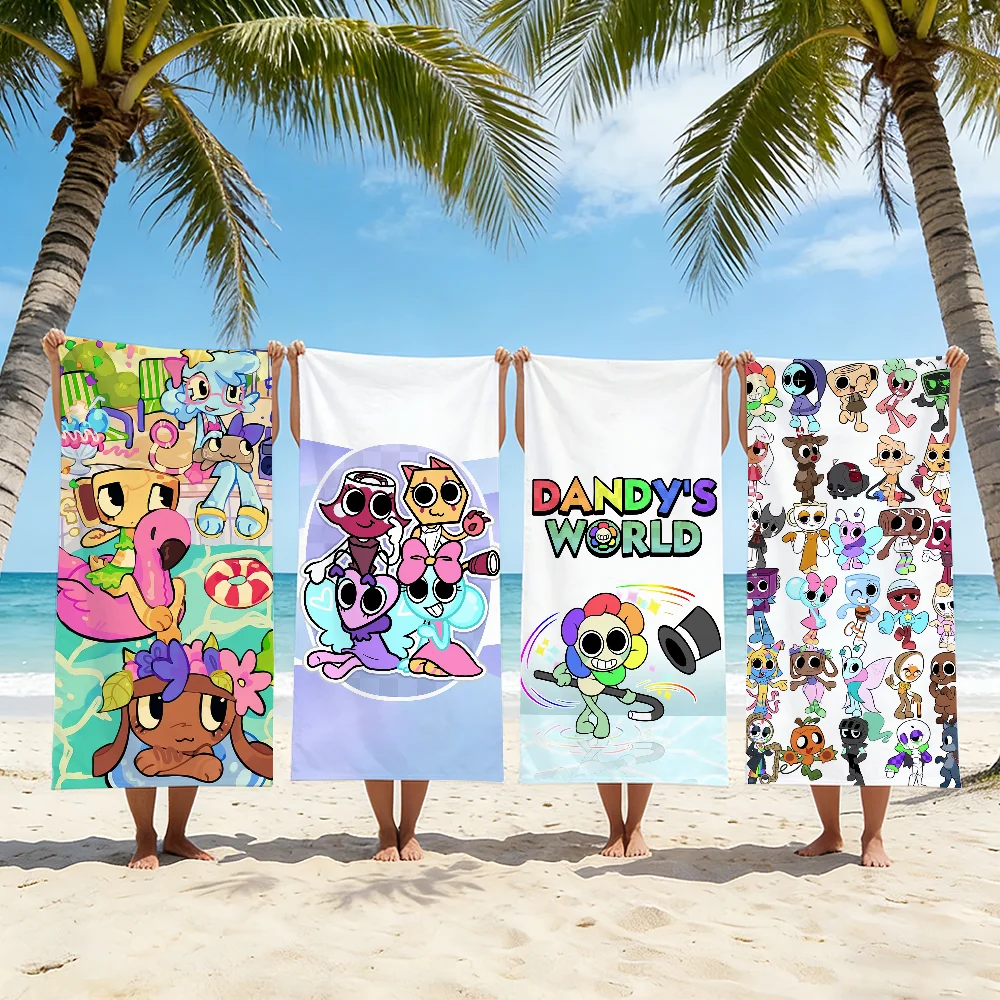 Game Cartoon D-Dandy's W-World Towel For Swim Yoga Gym Quick Drying Soft and skin-friendly Beach Towels All-Season