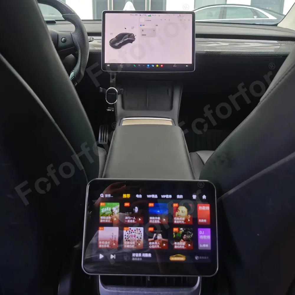 8.8 Inch Android Rear Seat Entertainment Display  For Tesla Model 3 Y X S Car Multimedia Player Carplay Android auto 4G WIFI