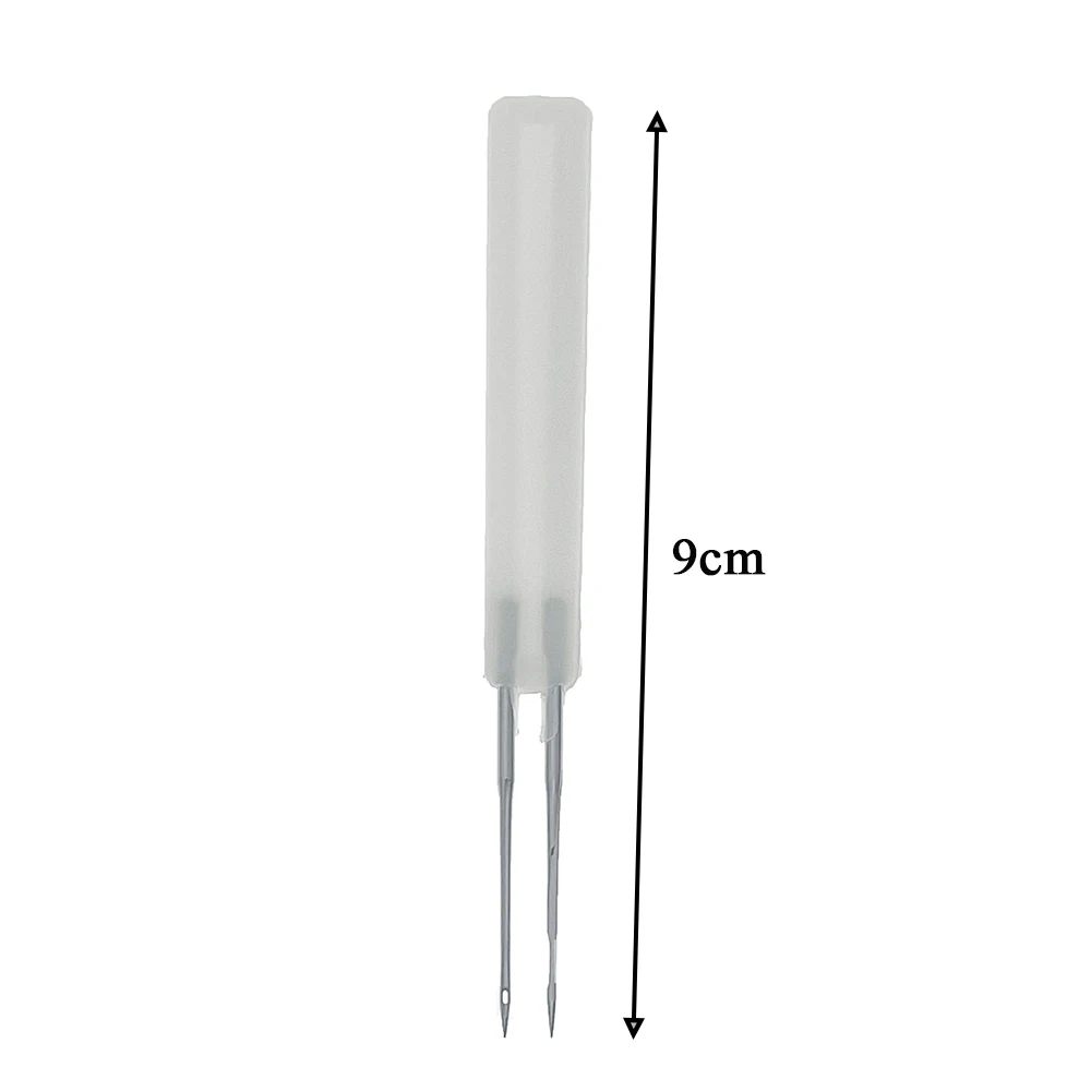 Profesional Poultry Day Old Chick Chicken Pox Needle Stainless Steel Double Tip Dosing Inocula Vaccinate Farm Equipment 5PCS