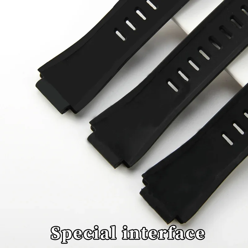 For Timex Tide T2n720 T2n721 Tw2t76300 Series Waterproof Sweat-Proof Soft Comfortable Raised Mouth Silicone Watch Strap 24x16mm