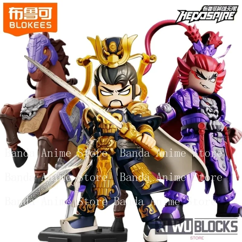 

In Stock BLOKEES Heroes Unlimited People Lubu Red Rabbit Movable Model Decorations Splicing Toys Collection Gifts Action Figure