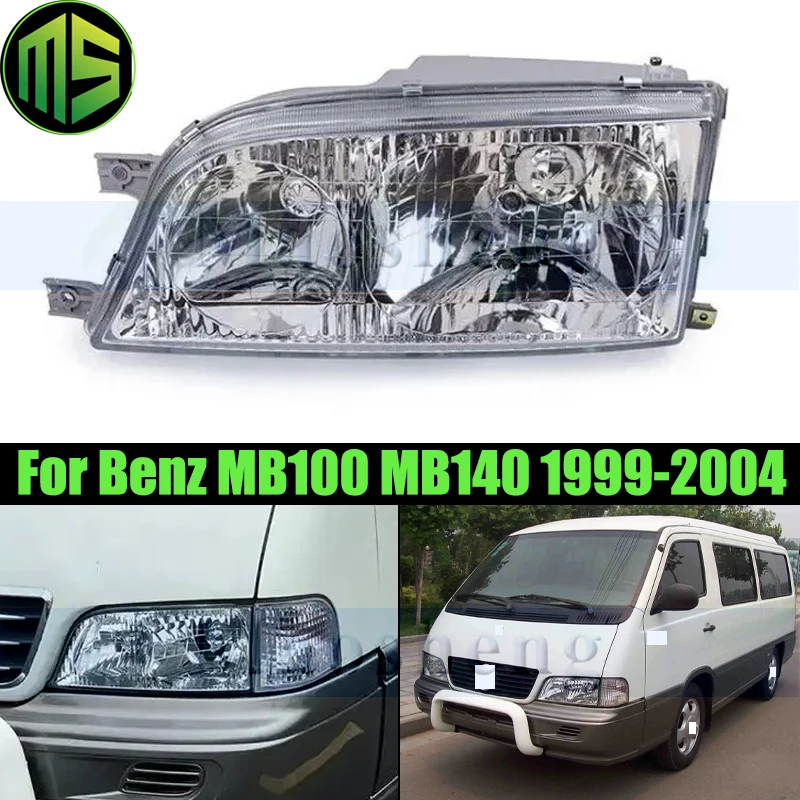 Maosheng Halogen Front Bumper Head Light Head Lamp For Benz BUS MB100 MB140 1999-2004 Headlight Headlamp Front Light