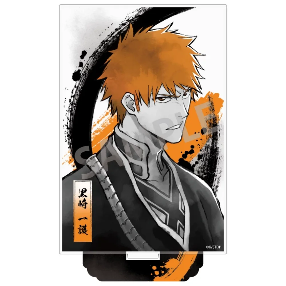 Anime BLEACH Thousand-Year Blood War New Arrival 15cm HD Acrylic Stand Ichigo Rukia Byakuya Desktop Decor keychain Gift