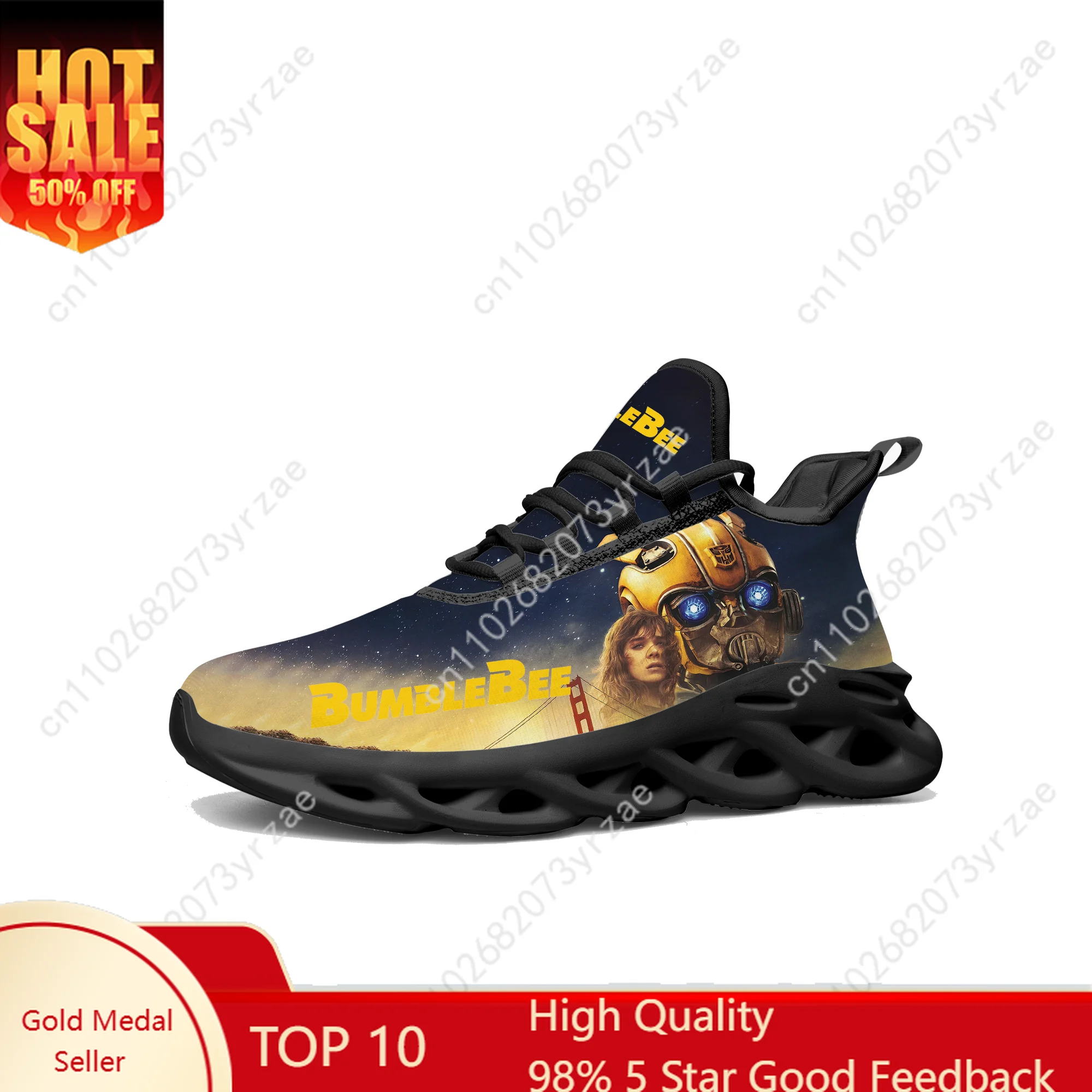 

Bumblebee Flat Sneaker Shoes Mens Womens Sports Shoe High Quality Fashion Comfortable Sneakers Custom Footwe