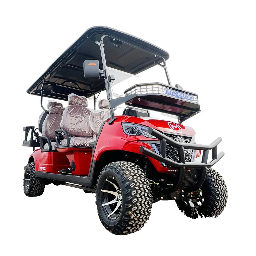 Beautiful Durable Street Legal Golf Sightseeing Vehicle Cart Beach Resort Lithium Battery 4 6 Seater Electric Golf Carts