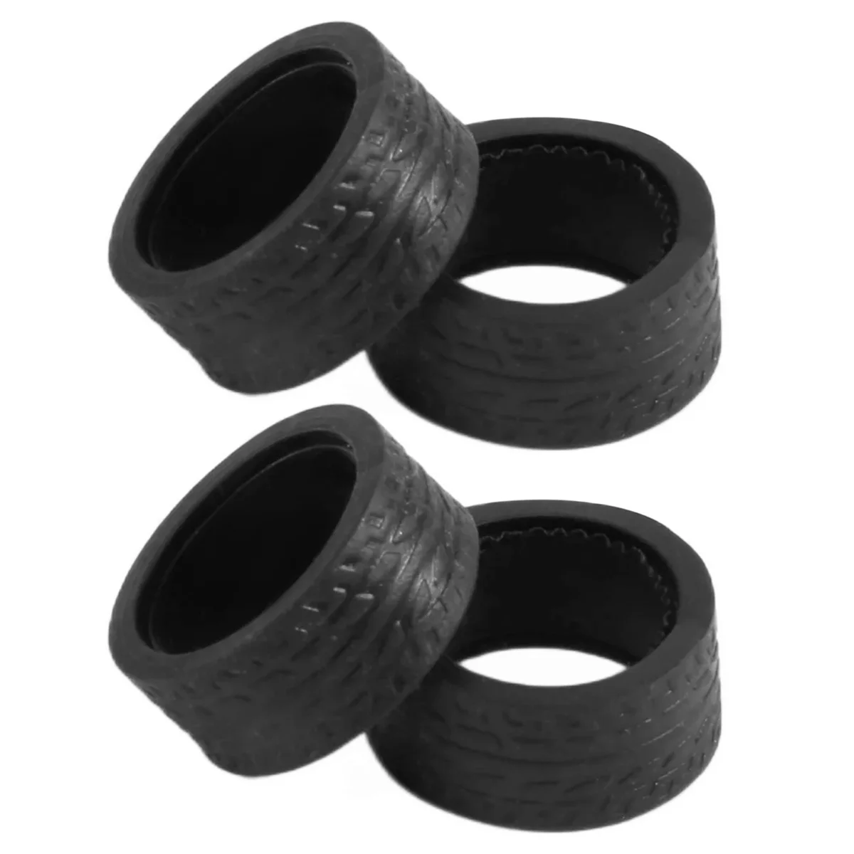 4Pcs Rubber Tyre Tires Wheel for K969 K989 P929 Iw04M Iw02 Mini-Z Mini-D Mini-Q 1/28 RC Drift Racing Car