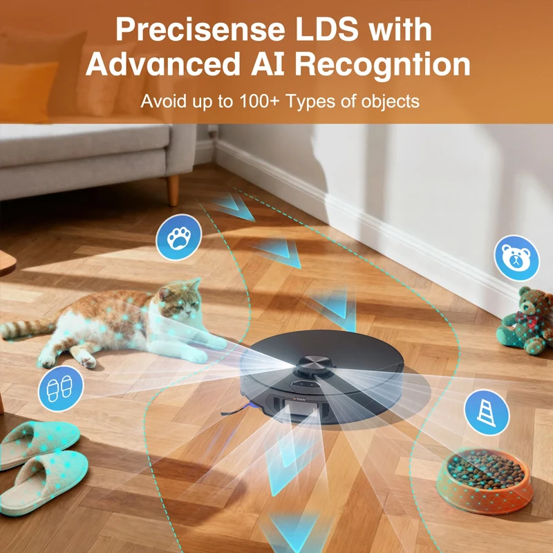 20000Pa Ai Double-Line Laser Aspirateur Robot Aspirapolvere Aspiradora Self-Washing Robot Vacuum Cleaner Mop