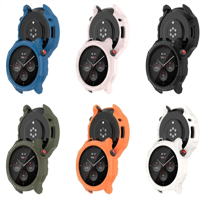 Screen Protector Case for Amazfit GTR 4 /GTR4/GTR4 pro Smartwatch TPU Protective Covers Scratched Full Protective Bumper Shell
