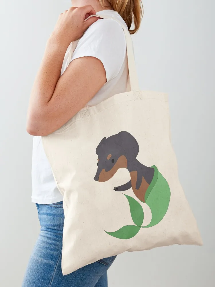 جرو حورية البحر حمل حقيبة أكياس النساء الفاخرة تخصيص حمل حقيبة حقيبة لحقائب التسوق على الشاطئ