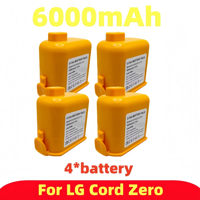 

25.8V 6000mAh lithium-ion battery suitable for LG neutral wire EAC63382204 A9、A9S、A9N、P9、A9K-CORE、A9MAX、A9T Ultra、A9K PRO、A9M