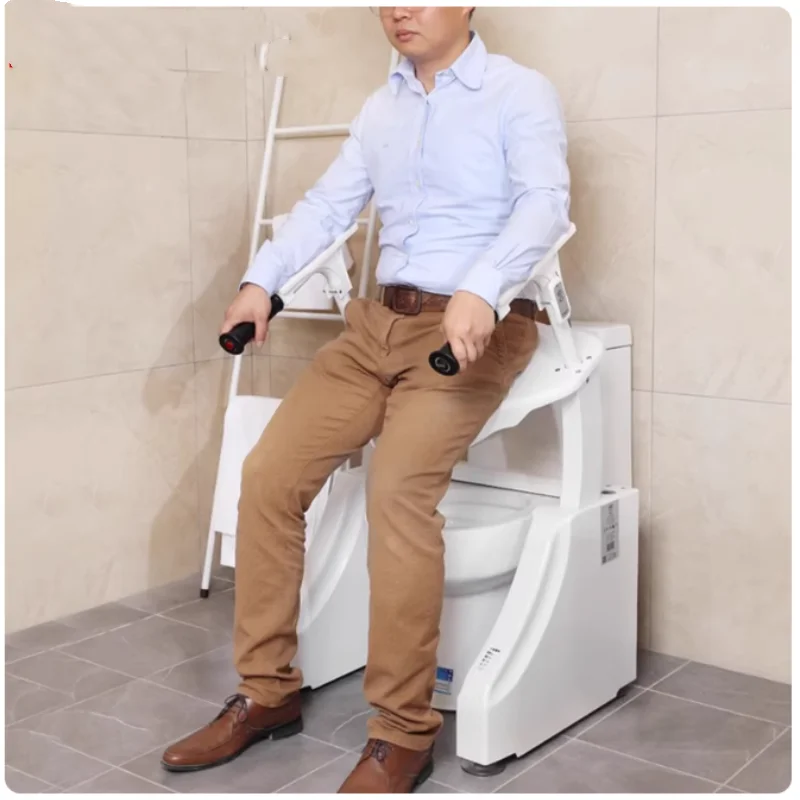 

Electric toilet lift assist device, intelligent household, disabled, elderly, pregnant, adjustable toilet seat