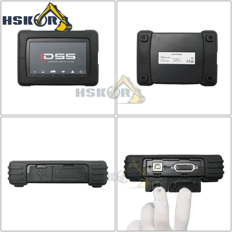 حفارة أداة تشخيص الماسح الضوئي MT10248 ل ايسوزو IDSS E-IDSS G-IDSS 4HK1 4HE1 4HF1 محرك محول التشخيص عدة 005-10325