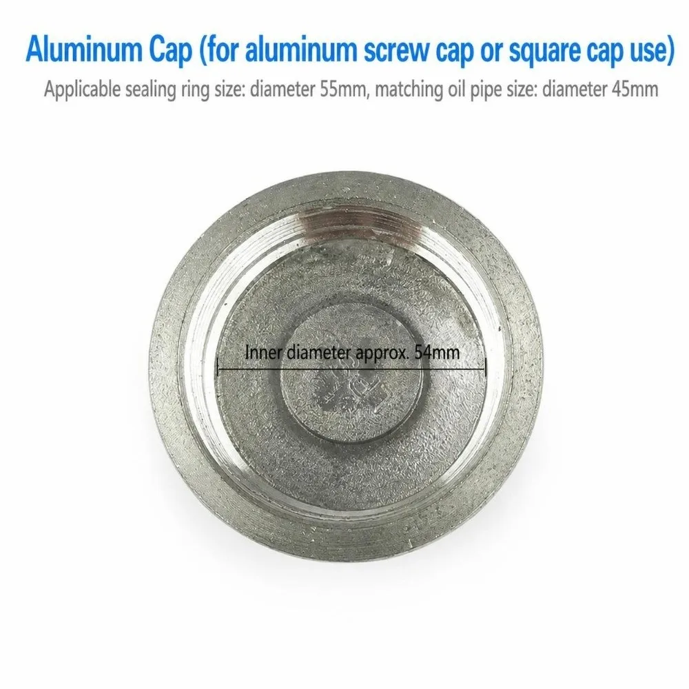 aluminium Jerrycan Lid Iron Material Leakproof Design Drum Bung Cap Screw Thread Type Vent Valve Included Sealing Plug