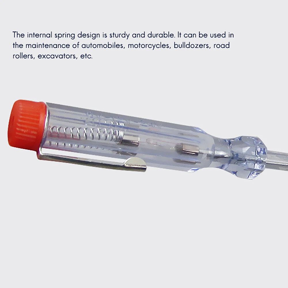 

AU16-6V 12V 24V DC Probe Light System Test Probe Lamp Auto Car Light Circuit Tester Lamp Voltage Test Pen Detector