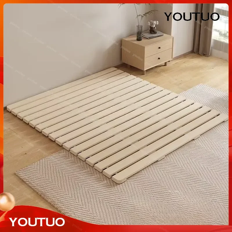 Solid Wood Gasket for Tatami Bed Frame Folding Bed Board Non-slip Bedroom Floor Breathable Moisture-proof Slat Support