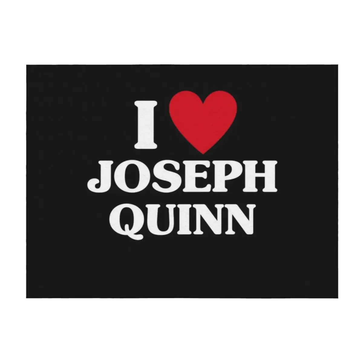 

I heart Joseph Quinn Design Throw Blanket Polar Luxury Designer warm for winter Retros Blankets
