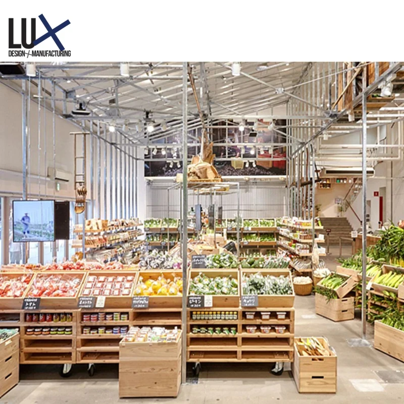 custom.Customized Fruits and Vegetables Shelf,Self Service Kiosk,Gondolas Shelves Supermarket