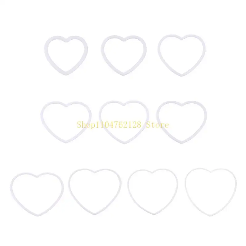 Dream Catcher Circle Rings herzförmige Hangringe Accessoires DIY Wind Chimes handgefertigte Schmuckhandwerksbedarf Bester Bester