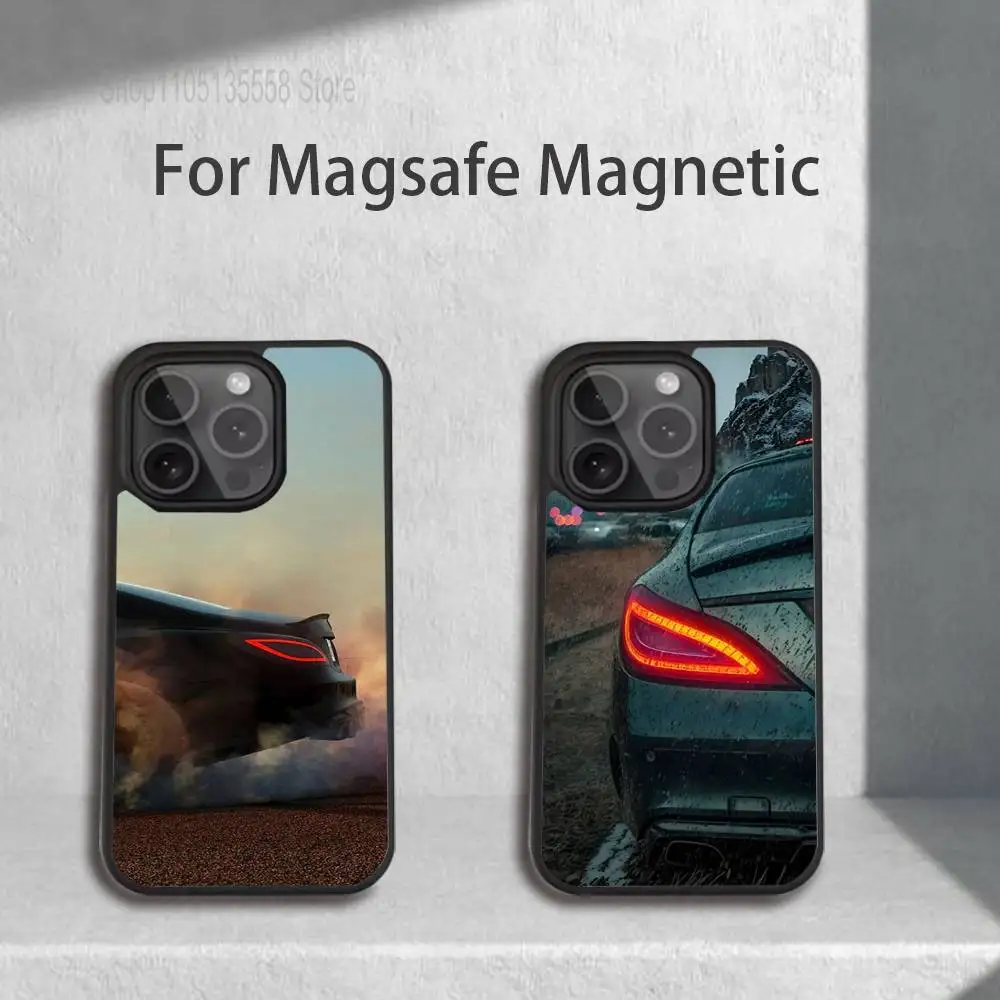 

Cls 63 AMG Car Phone Case For iPhone 17,16,15,14,13,12,11,Pro,Max,Plus,Mini,SE4,E Magnetic Magsafe Wireless Charging