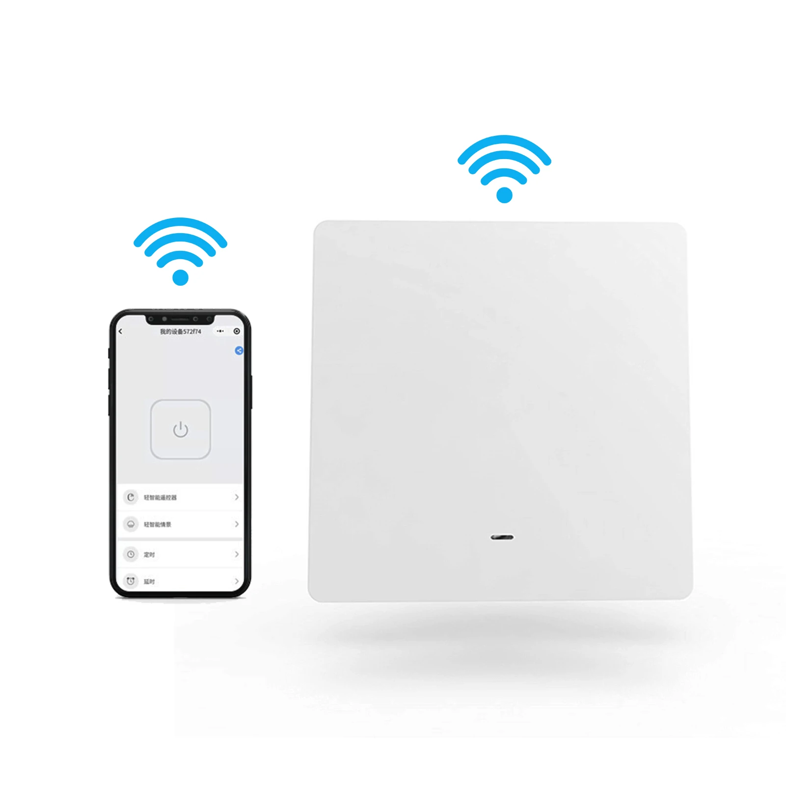 Smart Switches 1/2/3 Way Touch Wifi Light Switch Grey White Smart Switches 2.4GHz Alexa Compatible Home Decoration For Google