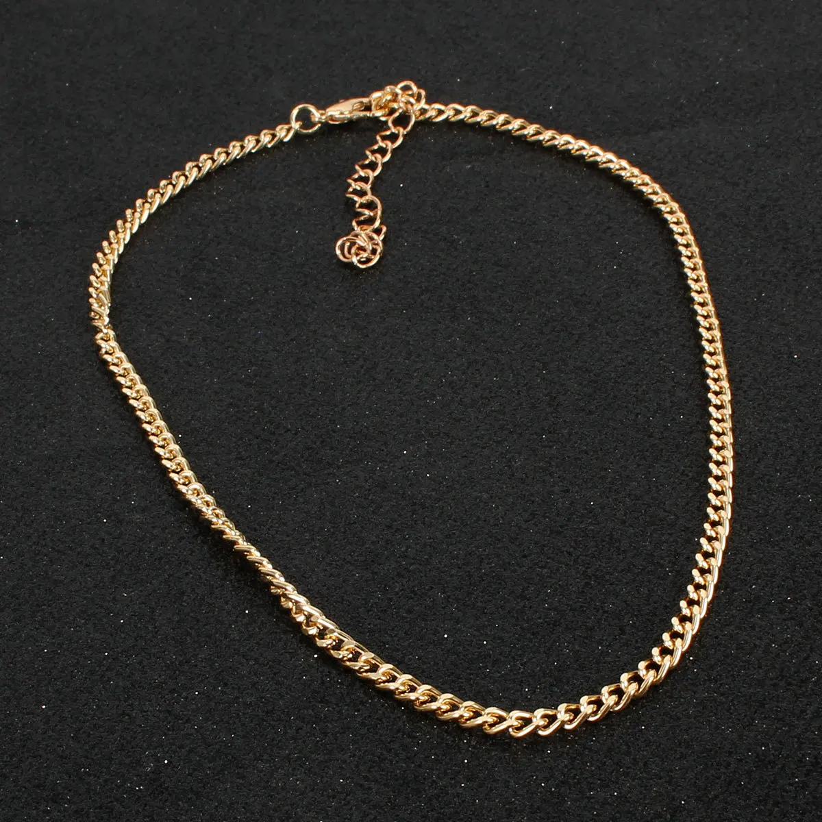 DIY accessories European and American style gold U-shaped chain, cross-border simple personalized fashion necklace necklace 1248