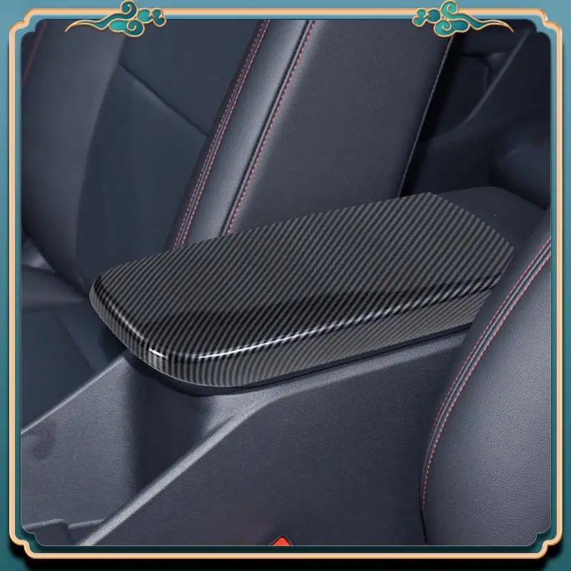 A54P-For Seeker Trax 2023 2024 وحدة التحكم المركزية مسند الذراع غطاء صندوق غطاء الكسوة استبدال أجزاء الملحقات ABS ألياف الكربون