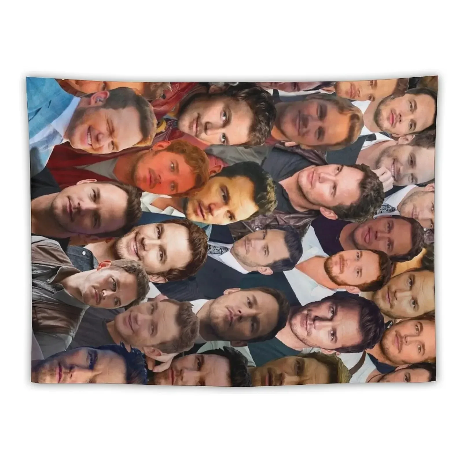 

Chris Pratt Photo Collage Tapestry Bedroom Organization And Decoration Outdoor Decoration Cute Decor Tapestry