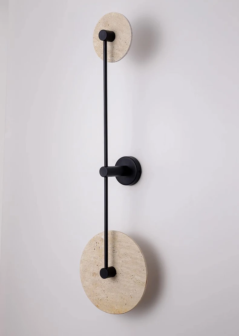 Natural Stone Wall Lamp Art Sconce