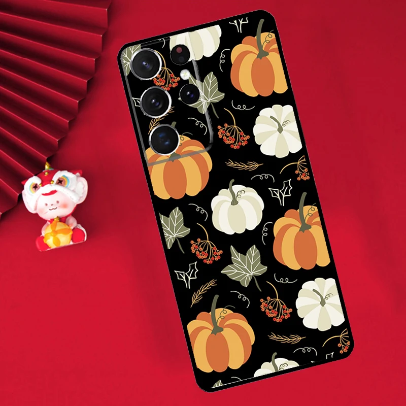 Autumn Pumpkins Case For Samsung Galaxy S21 S22 S23 S24 Ultra Plus S20 FE S8 S9 S10 Note 10 20 Ultra Cover