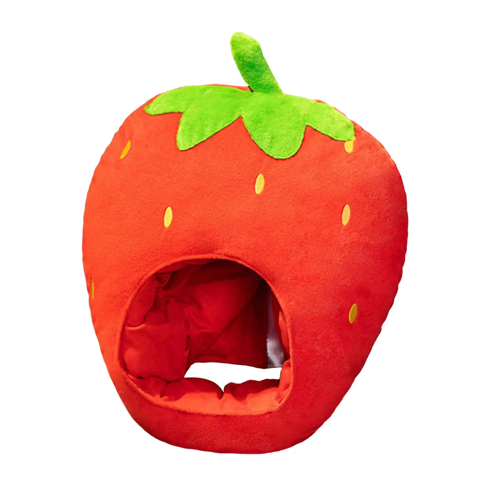 

Милая клубничная шляпа, декор, прочная мультяшная новинка, теплый костюм, шляпа для