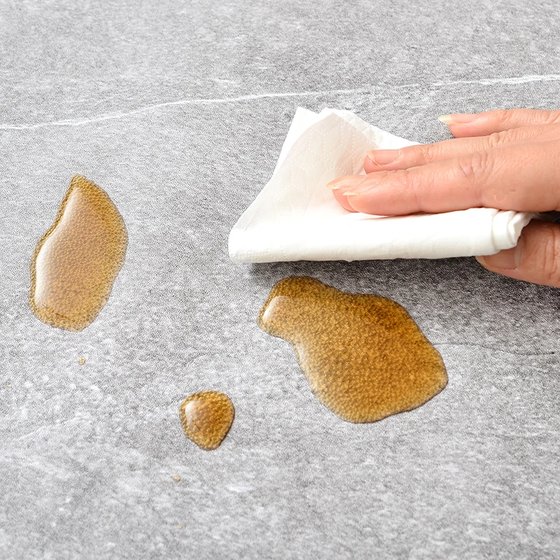 Self Adhesive Thicken PVC Floor Sticker Bathroom Floor Waterproof Non Slip Stickers Kitchen Decor Sticker European Style Renovat