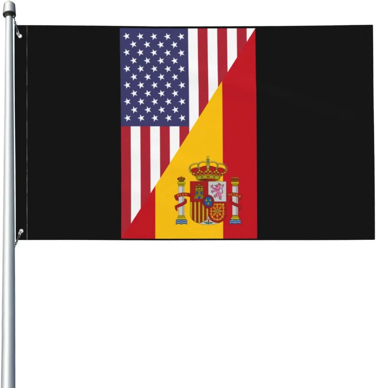 Flagnshow 100% Polyester America Portugal Flag