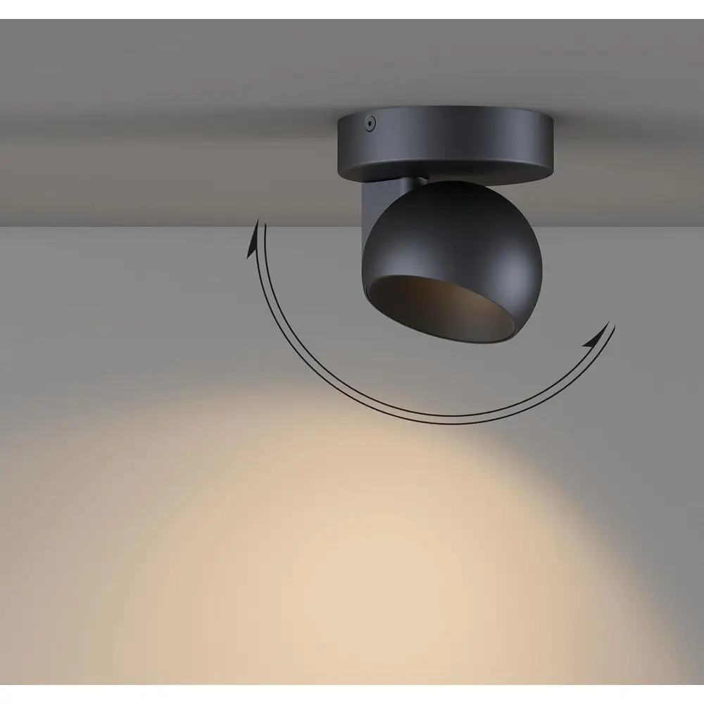 

LED Ceiling Light Dimmable lush Mount Adjustable Ceiling Light ixture, Directional Spotlight or Pictures Living Room Bedroom oye