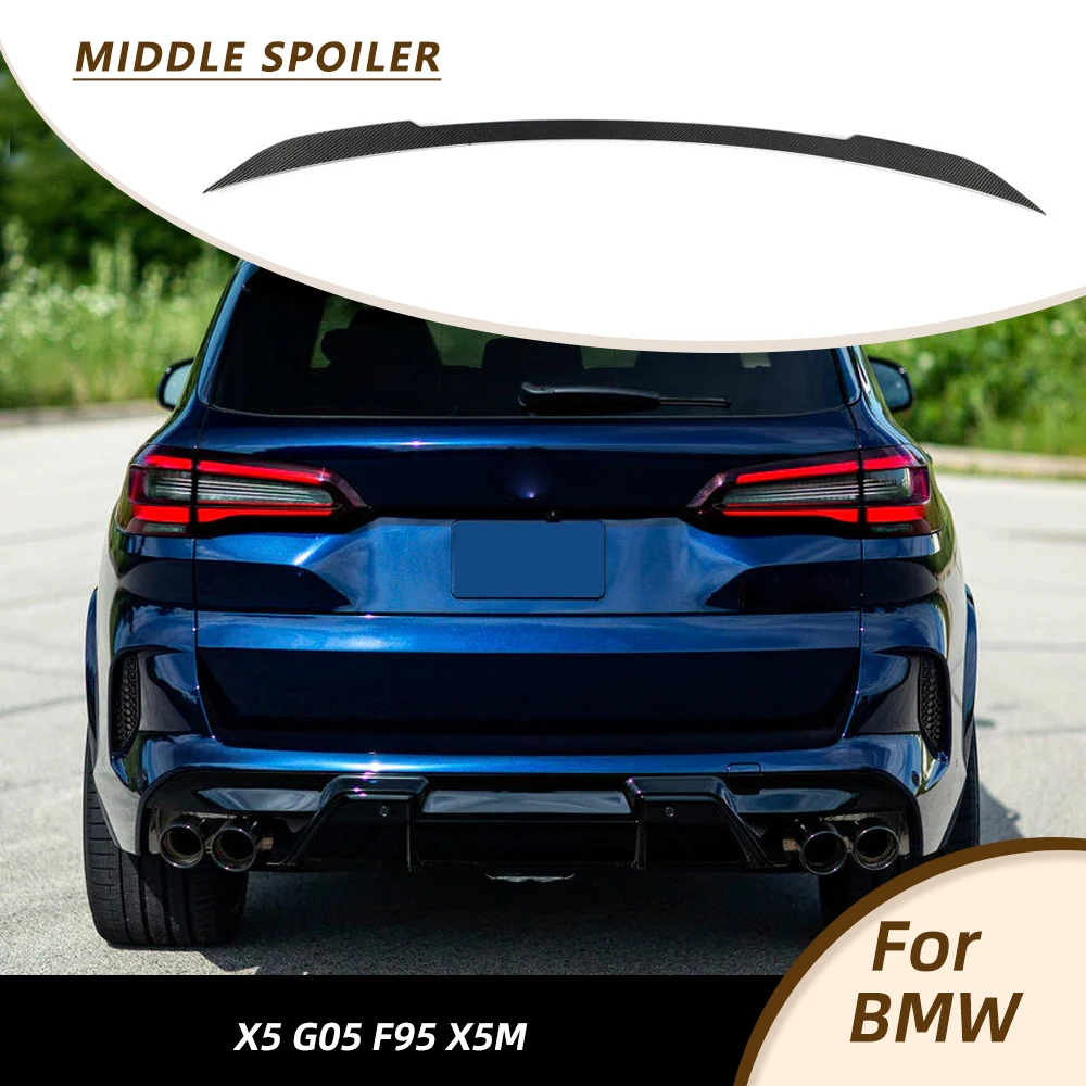 Alerón Trasero Central para BMW X5 G05 X5M F95 2019-2024, Alerón Trasero para Maletero, Kit de Carrocería Tuning, Fibra de Carbono
