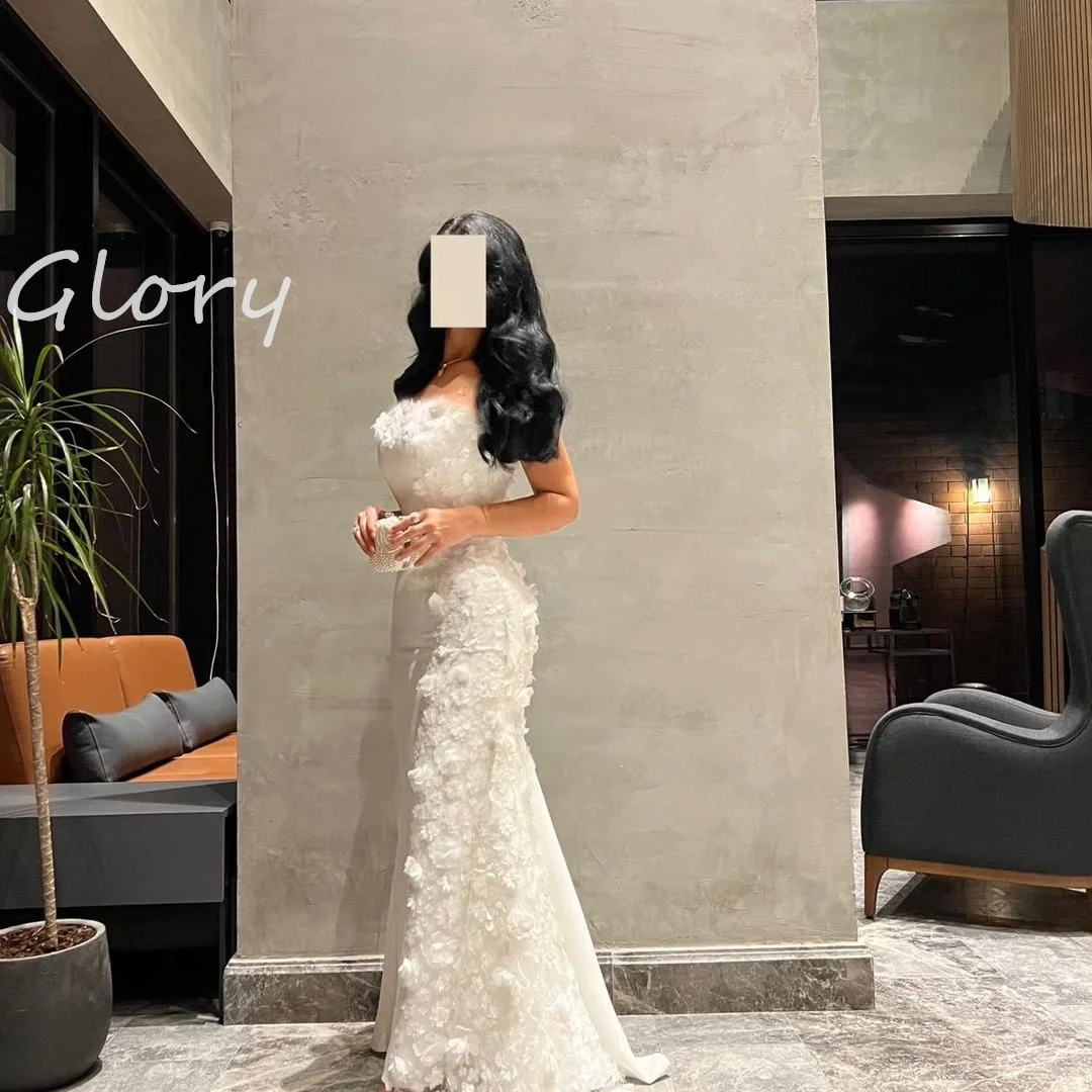  White Prom Dresses Luxury Long Elegant and beautiful dresses for women Dubai Luxury Evening Dress 2024 Wedding Party Dresses