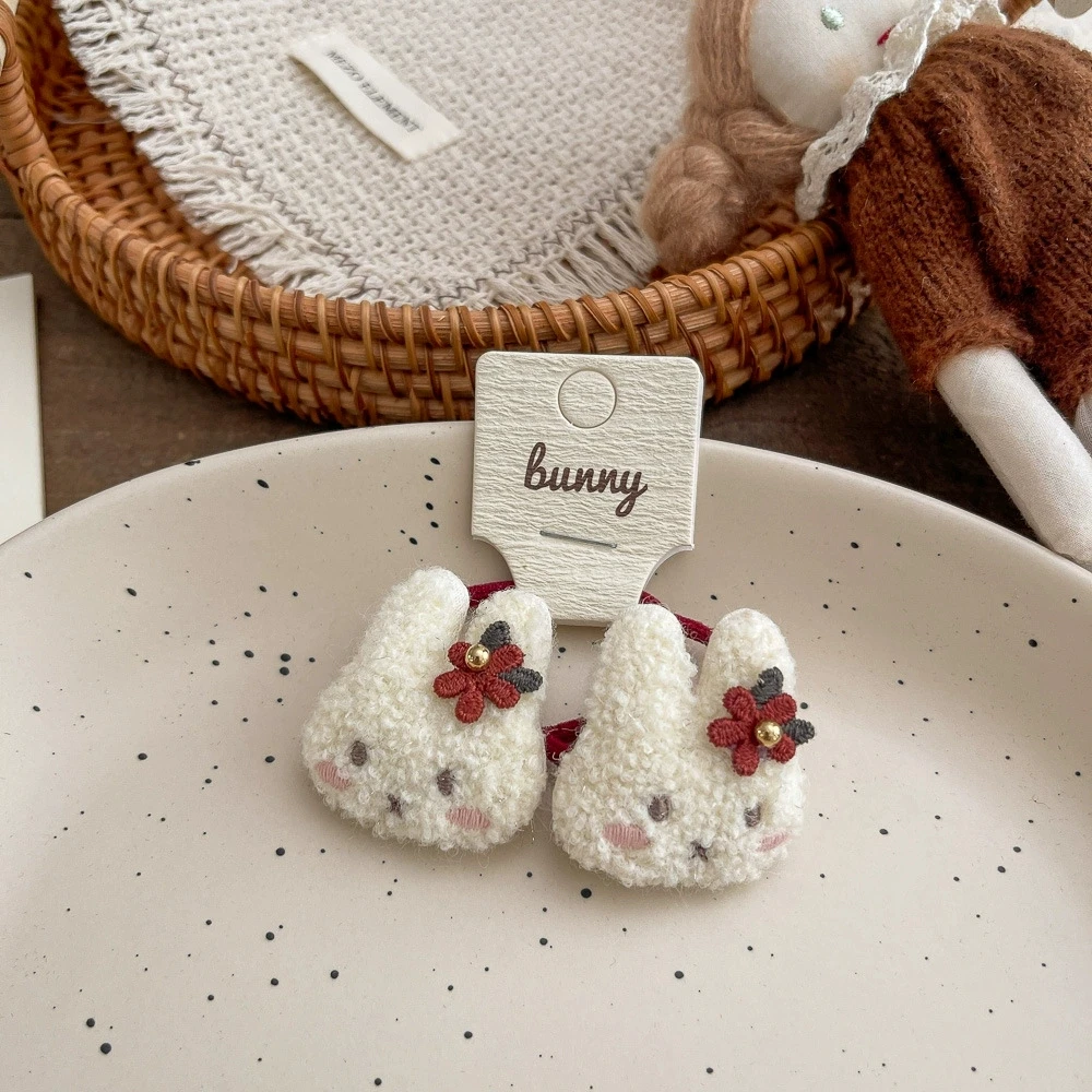 الكرتون الحيوان العصابات الشعر المرنة للفتيات إكسسوارات الشعر طفل ذيل حصان حامل الأطفال القطن الشعر التعادل دمية ماسك الشعر #4