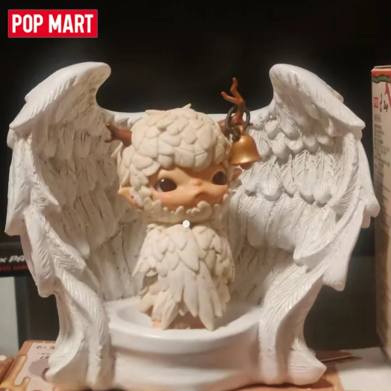 POPMART Hirono Shelter Serie Mystery Box Original Blind Box Überraschungsspielzeug Anime-Figur Desktop-Ornamente Modell Geschenk für Mädchen