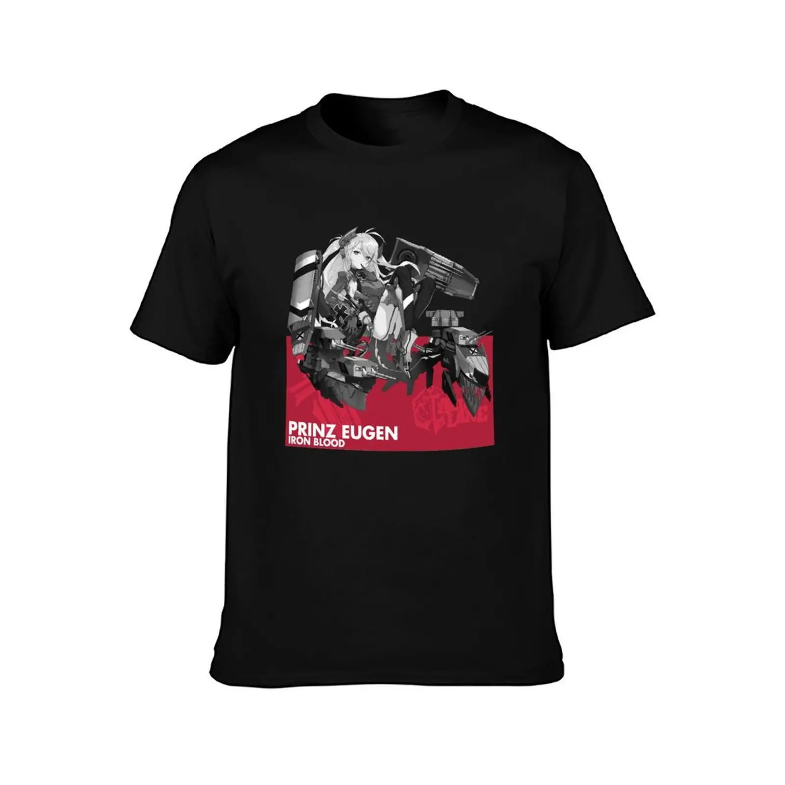 Prinz Eugen - Azur Lane - Typography 4 T-Shirt Daily Work Short Sleeve Top T-Shirt