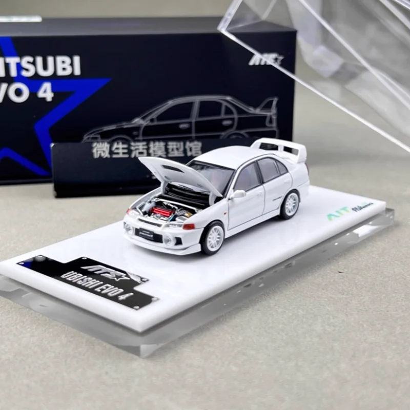 

ATS литой под давлением масштаб 1:64 EVO 4-го поколения, имитация модели автомобиля, коллекция сувениров, демонстрационные украшения, подарок