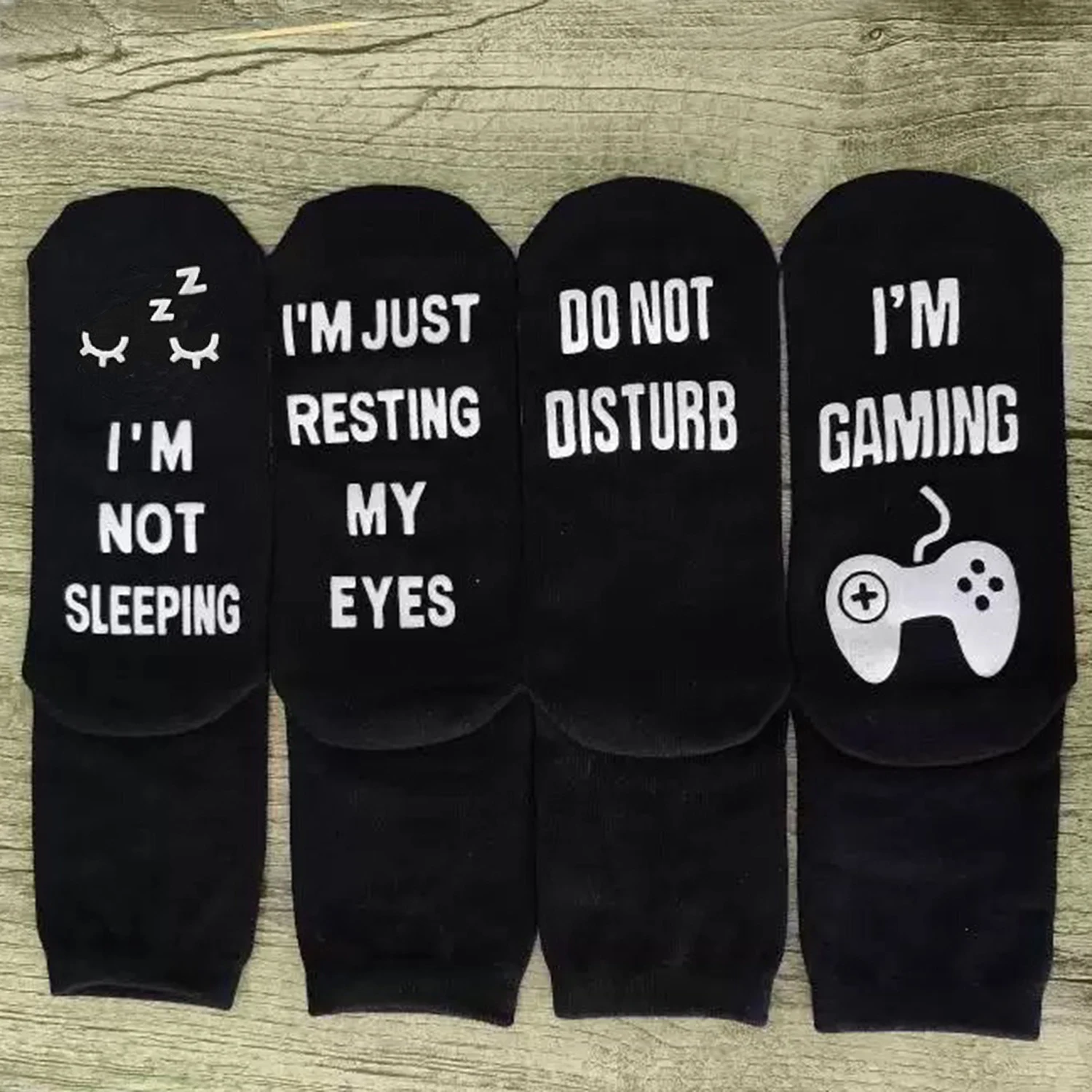 男性おかしい靴下原宿ユーモアワードプリントクリエイティブヒップホップストリートスケートボードユニセックスクルー綿シリコンアンチスリップハッピーソックス