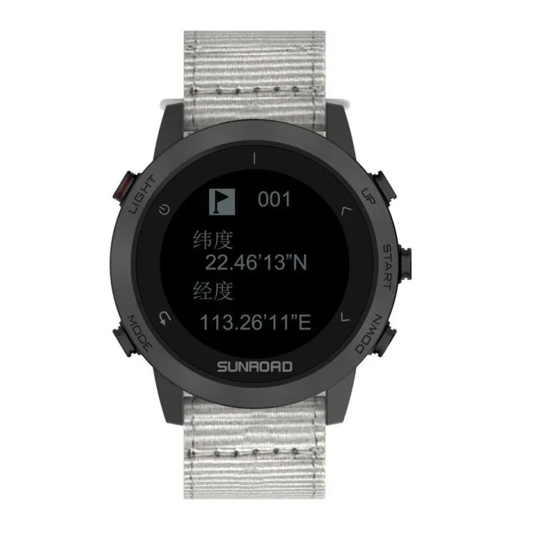 SUNROAD T5 Sport Color GPS+GLONASS+COMPASS+Altimeter Outdoor Watch 3ATM Waterproof Riding Mountaineering For Andriod IOS