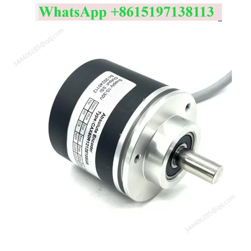 RS485 output type intelligent absolute encoder, single-turn multi-turn rotary encoder, dual output 12-bit clamping flange 8mm