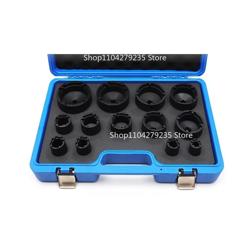 13 Pcs Set of External Teeth With 4 Convex Points Socket Tool Bolt Protection To Prevent Wear Tool Four Teeth Socket