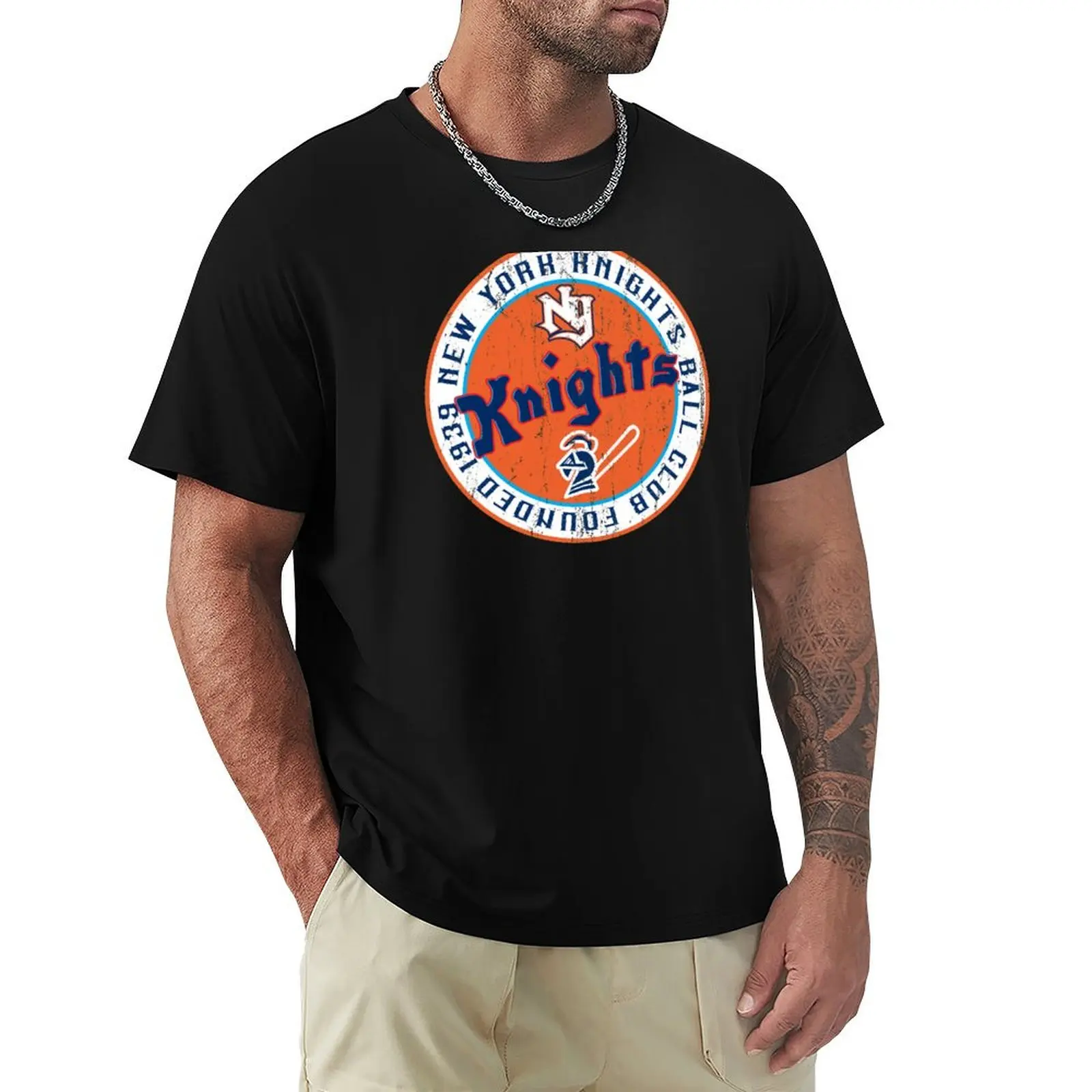 

New York Knights Ball Club seal patch T-Shirt cute clothes vintage t shirts mens designer clothes