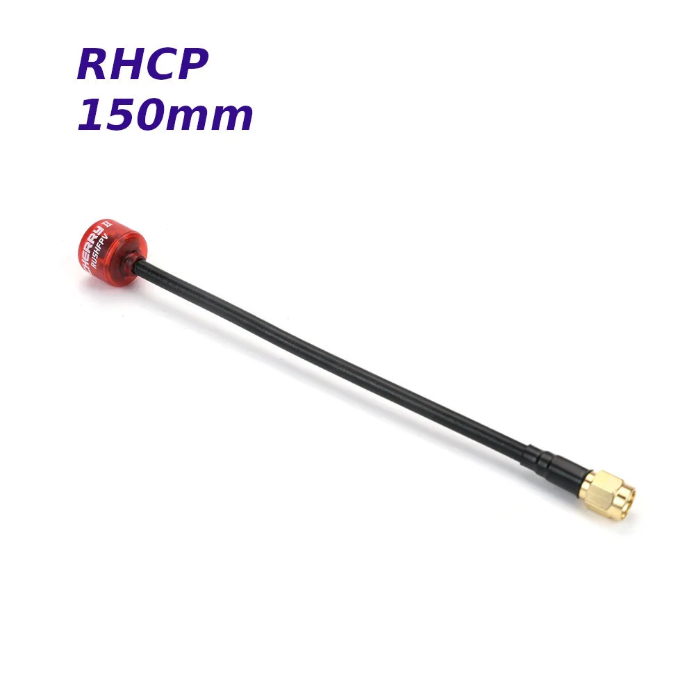 Rush Cherry V2 Cherry 2 II 5.8G 1.8DBI FPV 150mm Antenna RHCP SMA for FPV Freestyle Analog Digital Drones DIY Parts