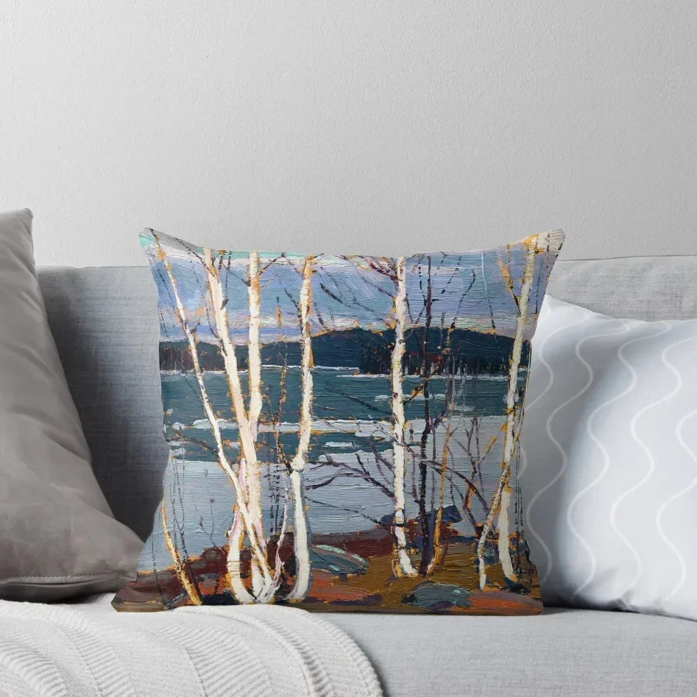

Tom Thomson - Spring in Algonquin Park Throw Pillow Pillowcases For Pillows Sofa Pillow Cover Christmas Cushion For Home pillow