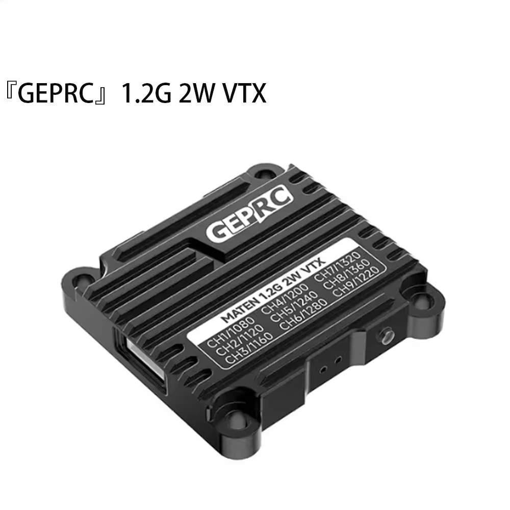 

GEPR MATEN 1.2G 2W VTX Машина для путешествий по времени FPV Передача изображения Охлаждающий сигнал стабильной OSD Регулировка Параметр VTX