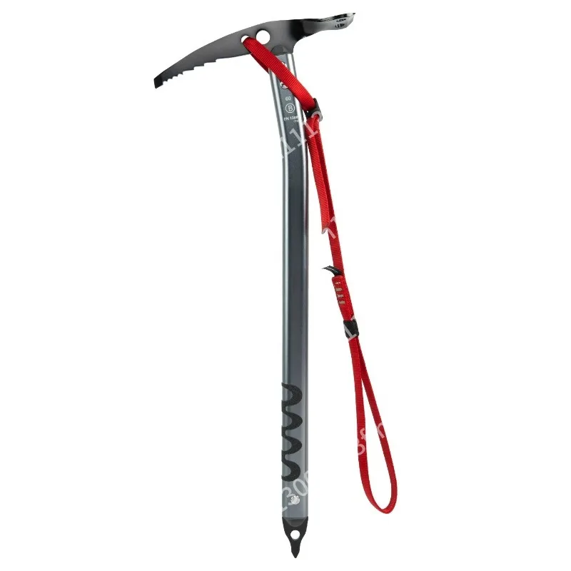 Outdoor Multi-Purpose Climbing Ice Axe, Aluminium Mountaineering Ice Set 60/70 cm