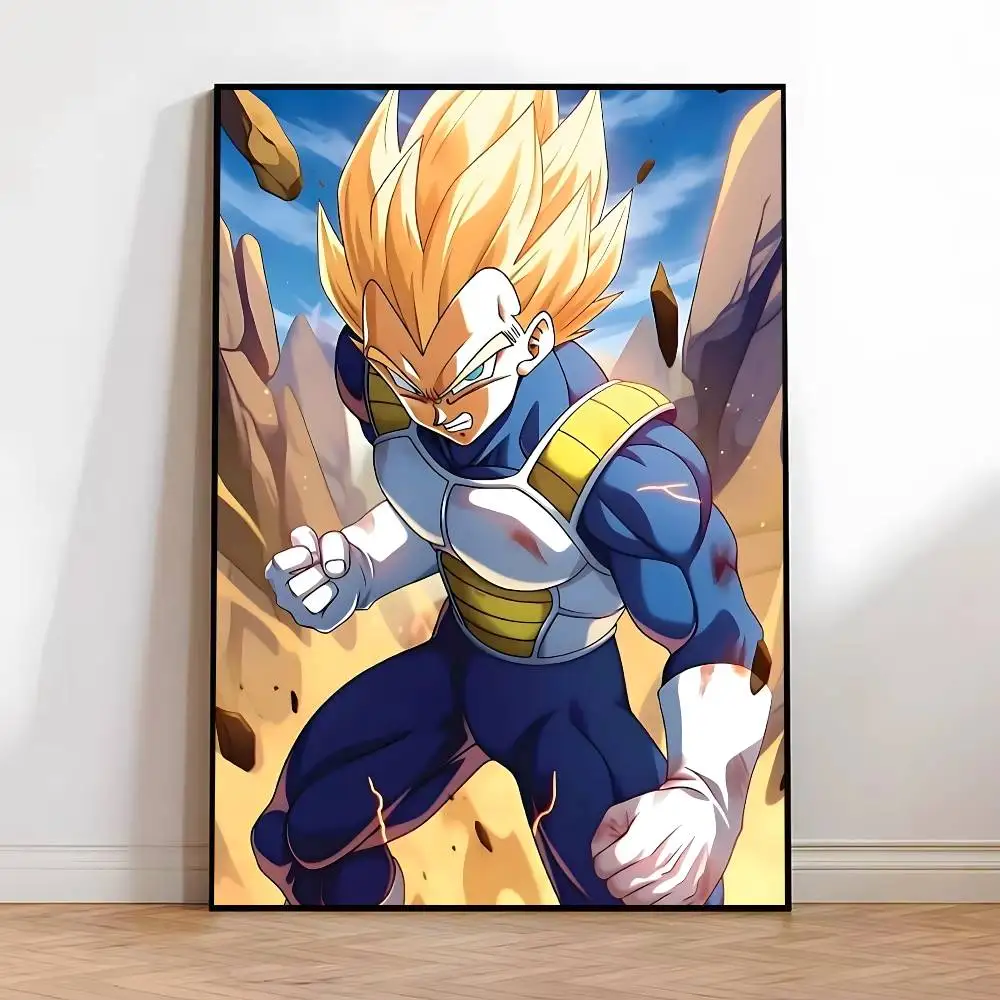 1 Stück Anime Dragon Ball Vegeta Poster HD-Druck Vintage Wandkunst Dekoration für Zuhause und Arbeitszimmer – Detail 10